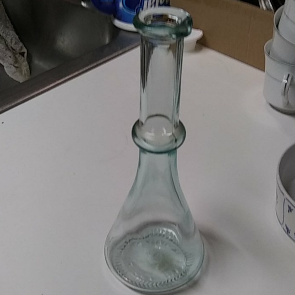 Green glass beeker